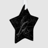 Vintage Krebskonstellation Karte Hevelius 1690 Ornament (Vorderseite)