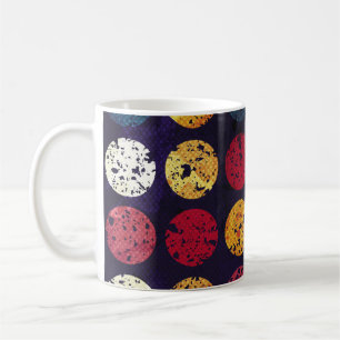 vintage kreis nahtloses MusterMuster,abstrakt,te Kaffeetasse