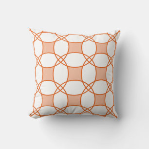 Vintage Kreise Art: Nahtloses geometrisches Muster Kissen