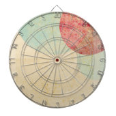 Vintage Kreise Dartscheibe (vorne)