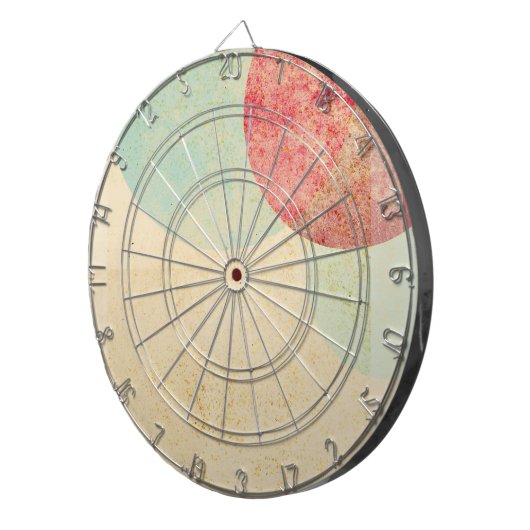 Vintage Kreise Dartscheibe (Vorderseite rechts)