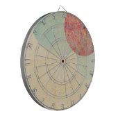 Vintage Kreise Dartscheibe (Vorderseite Links)