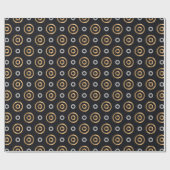 Vintage-Kreise Geschenkpapier (Flach)