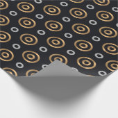 Vintage-Kreise Geschenkpapier (Ecke)
