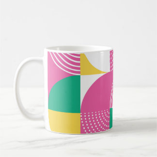 Vintage Kreise: Grafische Harmonie. Kaffeetasse