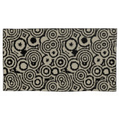 Vintage Kreise Kissenbezug (Vorderseite-Links)