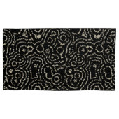 Vintage Kreise Kissenbezug (Vorderseite-Links)