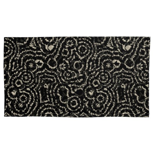 Vintage Kreise Kissenbezug (Vorderseite)