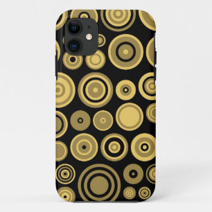 Vintage-Kreise nahtloses Grafikdesign Case-Mate iPhone Hülle