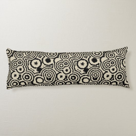 Vintage Kreise Seitenschläferkissen (Rückseite)