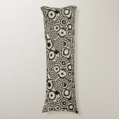 Vintage Kreise Seitenschläferkissen (Vorderseite Vertikal)