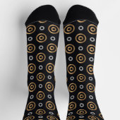 vintage Kreise Socken (Oben)