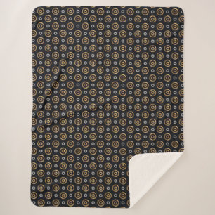 Vintage-Kreisedecke Sherpadecke