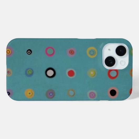 Vintage Kreisgrün Ruth Fitta Case-Mate iPhone Hülle (Rückseite (Horizontal))