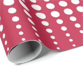 Vintage Kreislinien im Retro-Stil Geschenkpapier (Rolleneckpunkt)