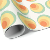 Vintage Kreismuster Geschenkpapier (Rolleneckpunkt)