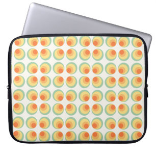 Vintage Kreismuster Laptopschutzhülle