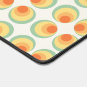 Vintage Kreismuster Schreibtischunterlage (Ecke)