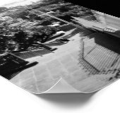 Vintage Kreisübersicht Algerien Algier Poster (Ecke)