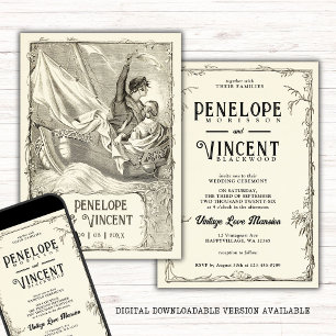 Vintage Kreuzfahrt Einladung