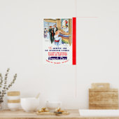 Vintage Kreuzfahrt Poster (Küche)