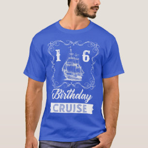 Vintage Kreuzfahrt zum 16. Geburtstag T-Shirt