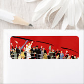 Vintage Kreuzfahrtpassagiere Abschied nehmen (Insitu)