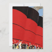 Vintage Kreuzfahrtpassagiere Abschied nehmen Einladung (Vorderseite)