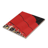 Vintage Kreuzfahrtpassagiere Abschied nehmen Fliese (Seite)