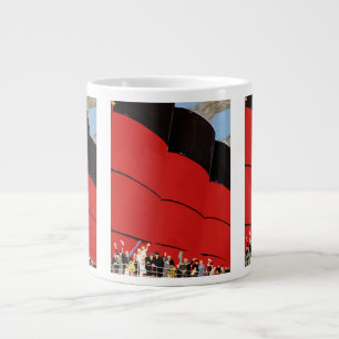Vintage Kreuzfahrtpassagiere Abschied nehmen Jumbo-Tasse