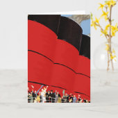 Vintage Kreuzfahrtpassagiere Abschied nehmen Karte (Gelbe Blume)