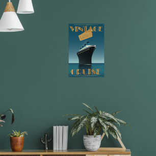 Vintage Kreuzfahrtposter Poster