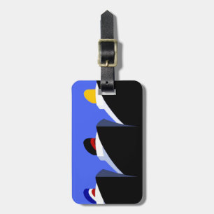 Vintage Kreuzfahrtschiffe Art Deco Poster Gepäckanhänger