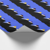 Vintage Kreuzfahrtschiffe Art Deco Poster Geschenkpapier (Ecke)