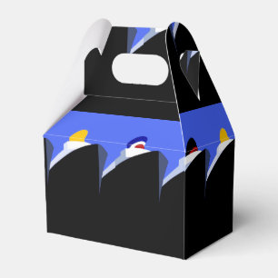 Vintage Kreuzfahrtschiffe Art Deco Poster Geschenkschachtel