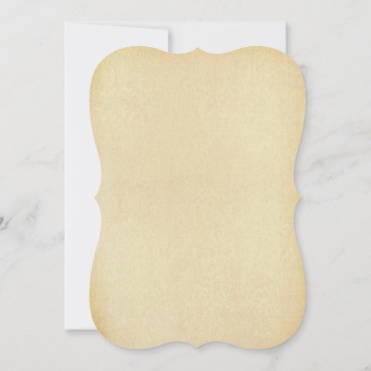 Vintage Kreuzung oder Bestätigung Einladung (Rückseite)