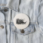 Vintage kriechende Schnecke-antike Schablone Button (Beispiel)