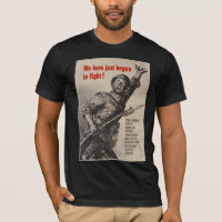Vintage Kriegsplakat-Shirts