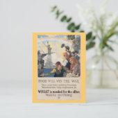 Vintage Kriegspostkarten Postkarte (Stehend Vorderseite)