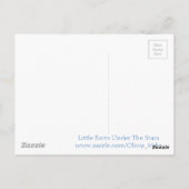 Vintage Krippenkunst Postkarte (Rückseite)