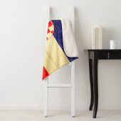 Vintage kroatische Flagge Sherpadecke (Beispiel)