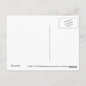 Vintage Krokodil-Postkarte Postkarte (Rückseite)