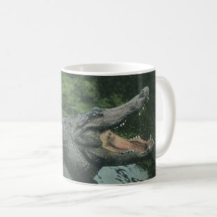 Vintage Krokodile Reptilien, Meerestierleben Kaffeetasse