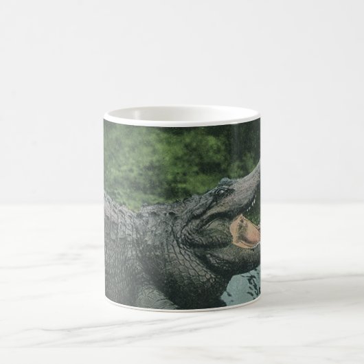Vintage Krokodile Reptilien, Meerestierleben Kaffeetasse (Mittel)