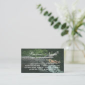 Vintage Krokodile Reptilien, Meerestierleben Visitenkarte (Stehend Vorderseite)