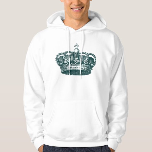 Vintage Krone - Farben Hoodie (Vorderseite)
