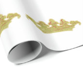 Vintage Krone Geschenkpapier (Rolleneckpunkt)
