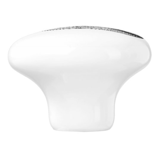 Vintage Krone Keramikknauf (Seitenansicht)