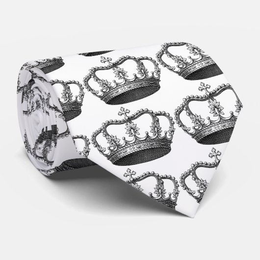 Vintage Krone Krawatte (Gerollt)
