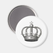 Vintage Krone Magnet (Vorderseite/Rückseite)